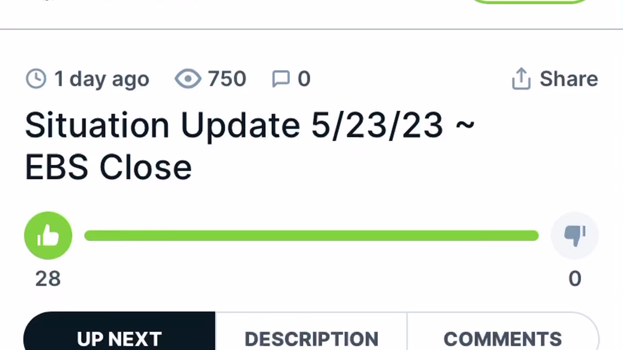 Things to come situation update 5/24