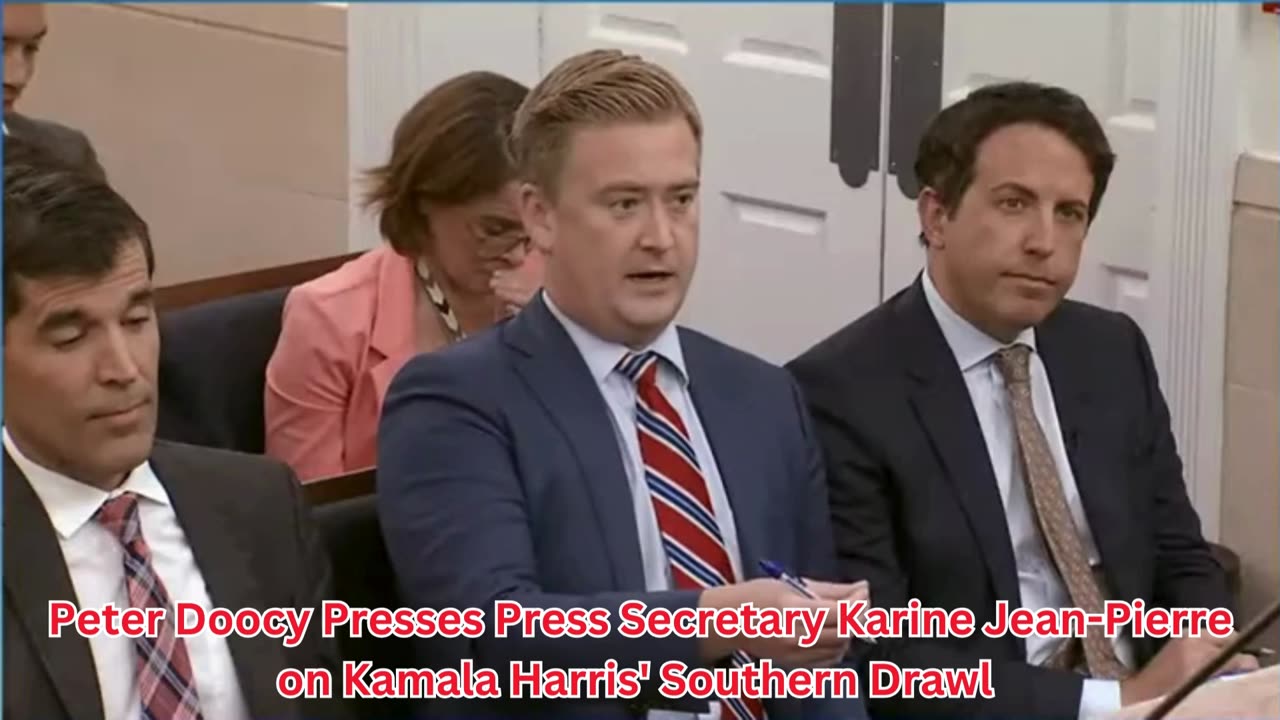 Peter Doocy Presses Press Secretary Karine Jean-Pierre on Kamala Harris' Southern Drawl