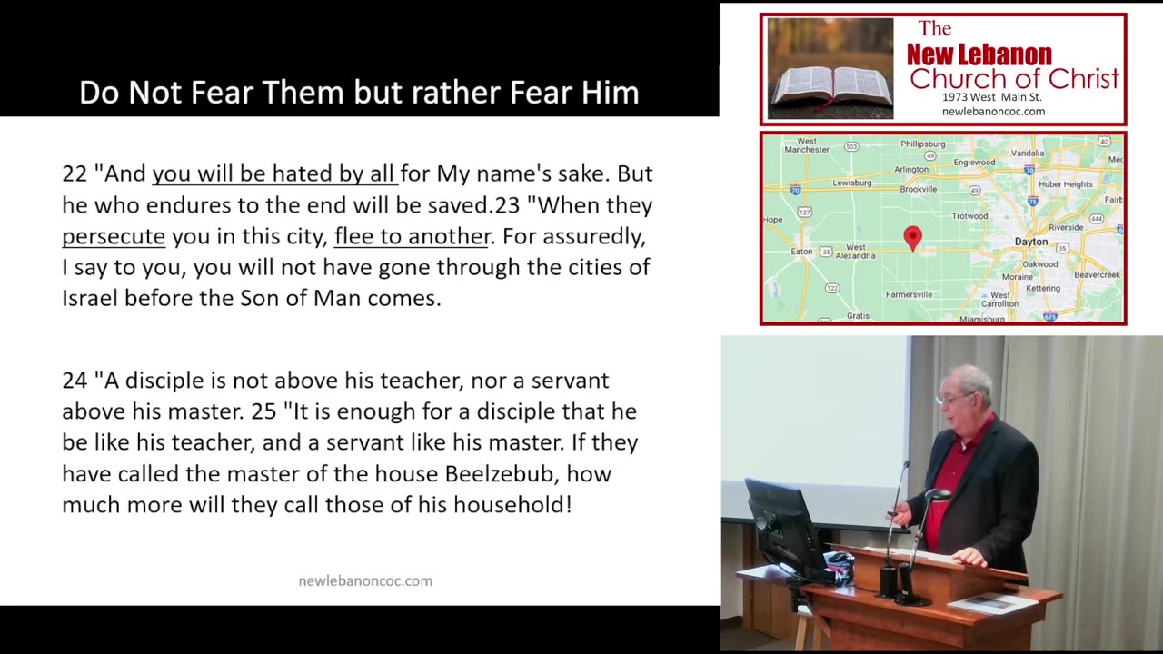 Do Not Fear Them But Rather Fear Him