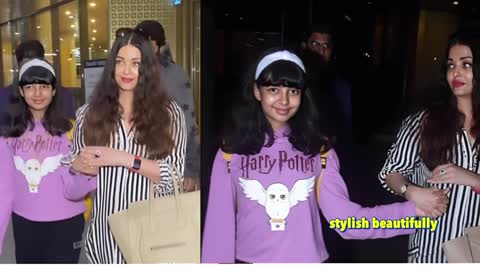 Aishwarya rai is not leaving her daughter Aaradhya bachchan’s hand! Over protective