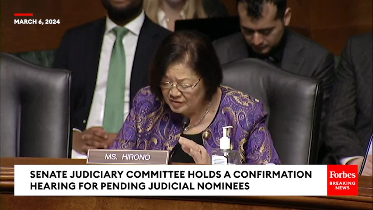 'I Consider Poetry To Be A Creative Endeavor'- Mazie Hirono Questions Nominee About His Poetic Works