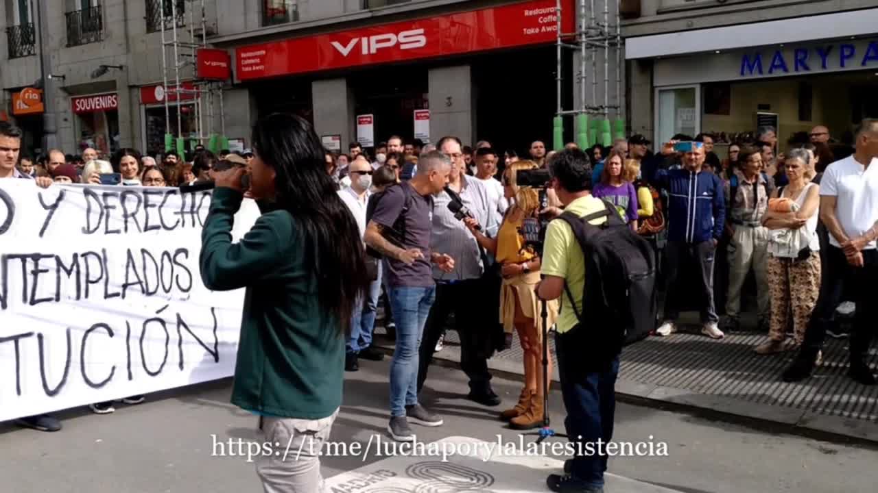 MANIFESTACIÓN ( ESPAÑA - MADRID 30 / 04 / 2022 ) - JOSÉ LUIS MORILLO HERRERA .