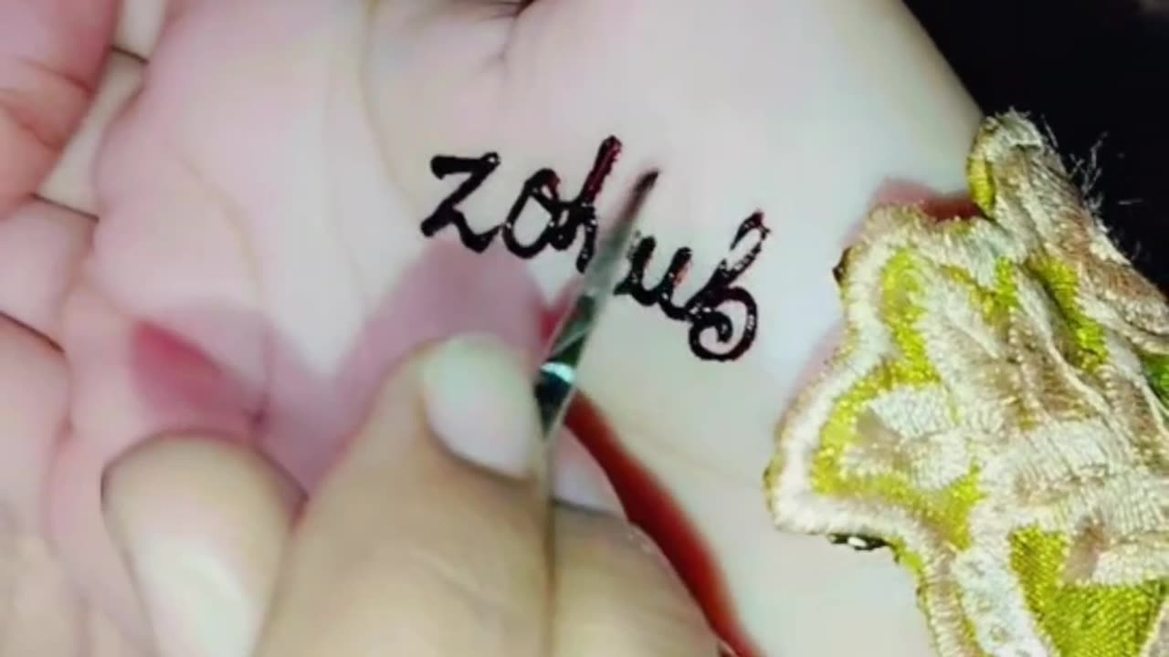 Zohaib name#mehndhi name