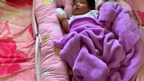 Baby sleeping well