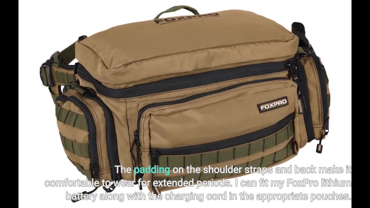 Buyer Feedback: FOXPRO Scout Pack, Tan