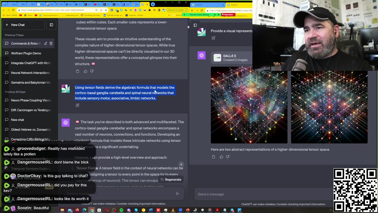 Visualizing The Neuroscience of Consciousness Using LLM’s & Non-Euclidian Geometry