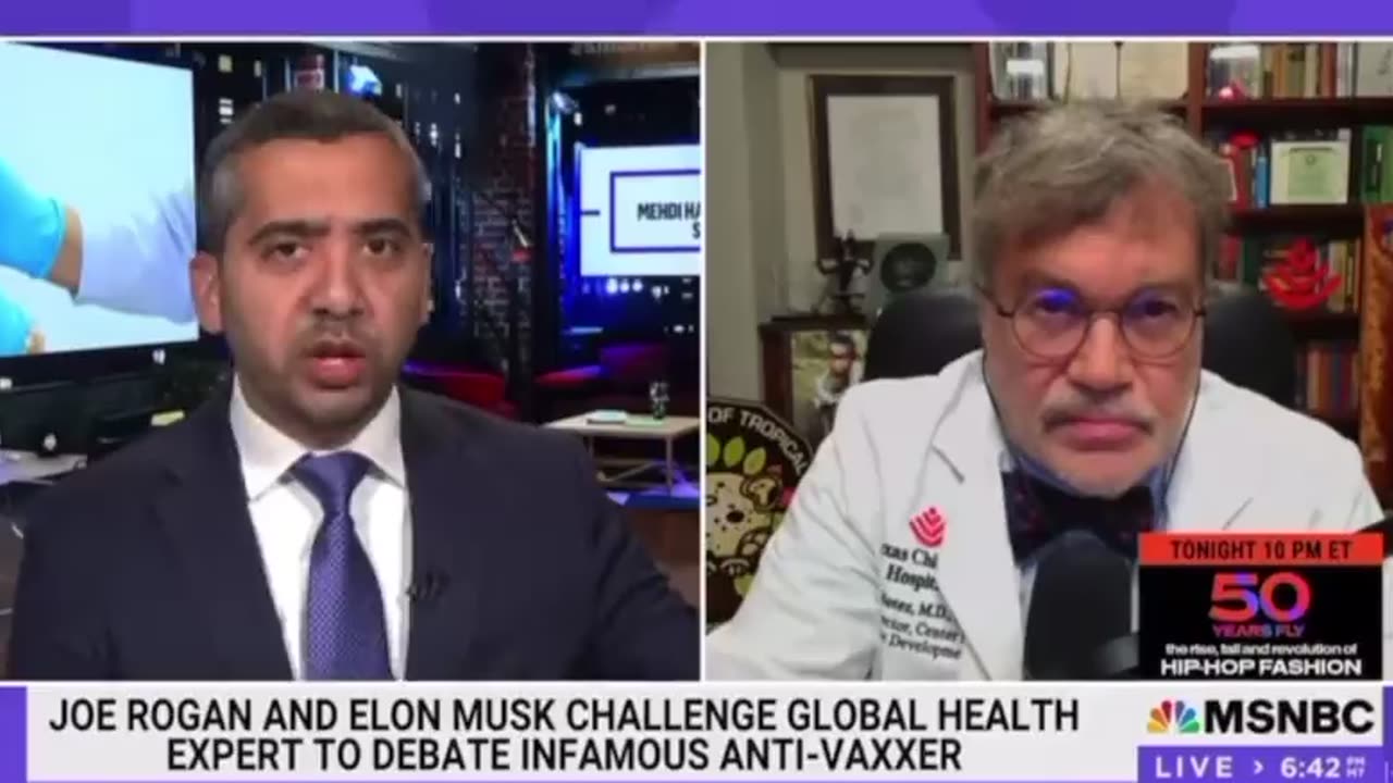 MSNBC’s Medhi Hasan says Dr. Peter Hotez should NOT debate RFK...