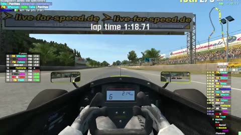 Live For Speed FOX Friday sprint - FE2, P39 to P13 in one lap