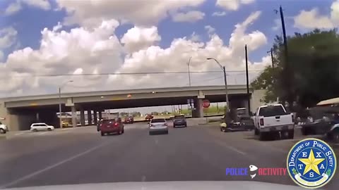 Narcotics Smuggler Leads Texas Troopers on a High-Speed Vehicle Pursuit