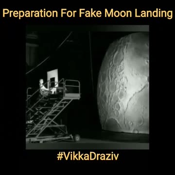 FAKE moon landing preparation?