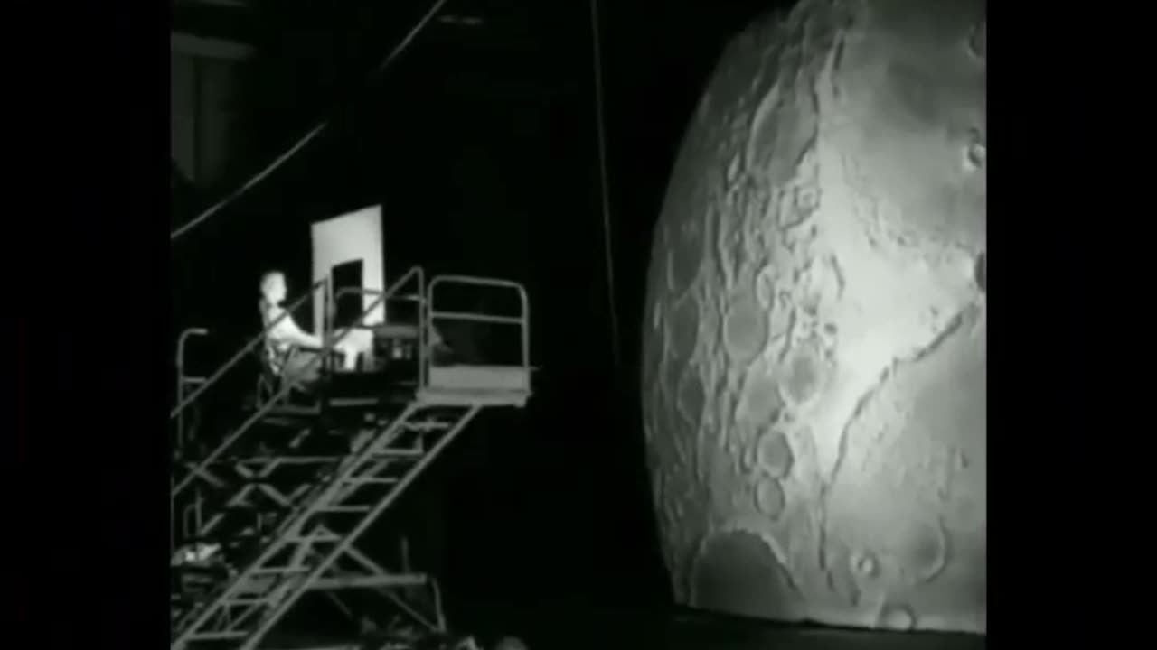 FAKE moon landing preparation?