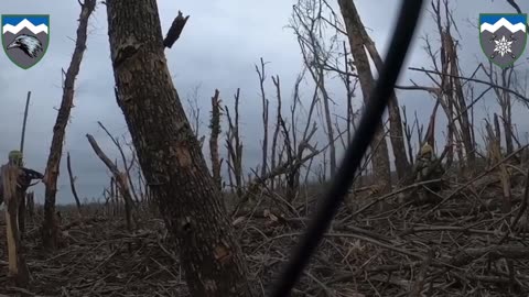 A Group of Russians Within Shouting Distance Ask to Surrender