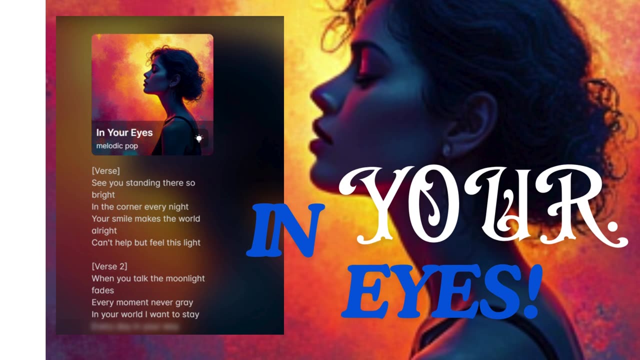 In your eyes song . ai song . mood fresh song . girl song. boy song. love song .