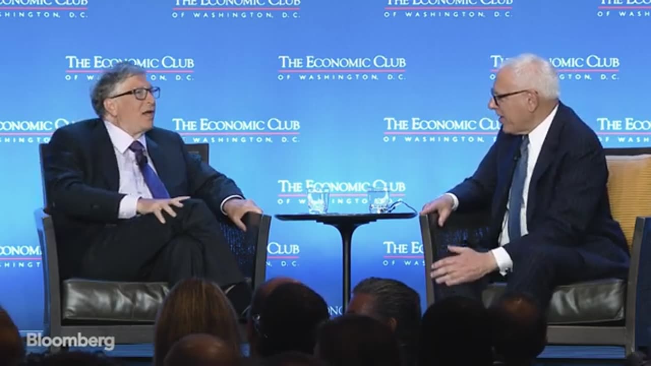 Gates hysterical & evil laughter 🤣 at the "global warming" hysteria which he caused