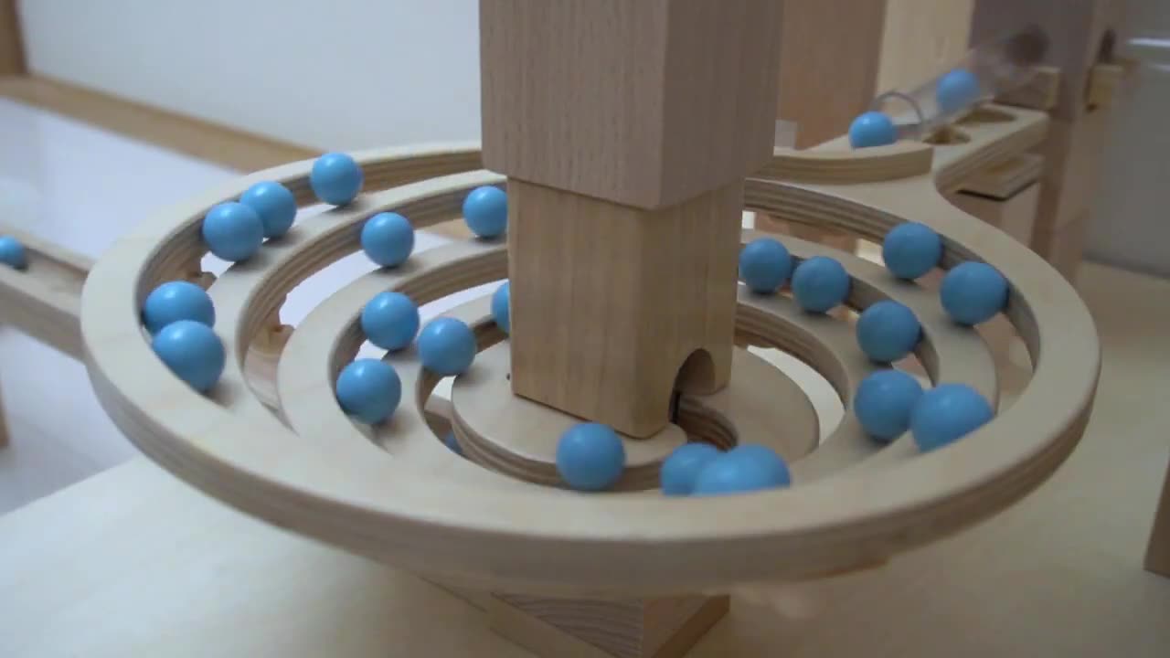Marble Run ASMR ☆ Cuboro's Star + Bornelund + Transparent pipe + Stretching Bridge