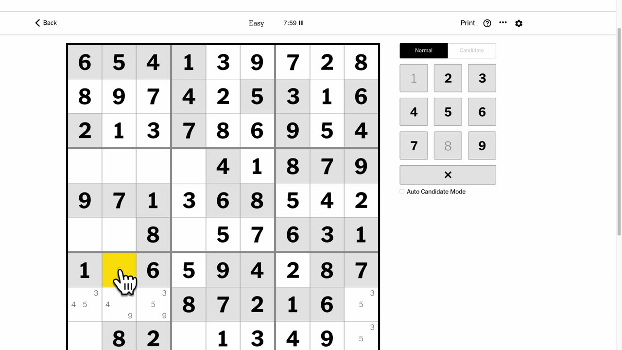 Sudoku 2023-06-13 easy