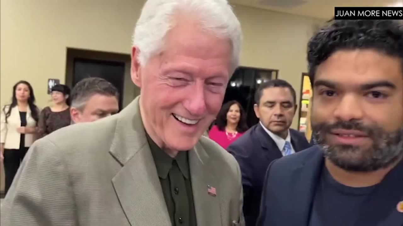 Bill Clinton Confronted On Relationship With Jeffrey Epstein