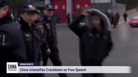 China intensifies crackdown on free speech Feb 2021