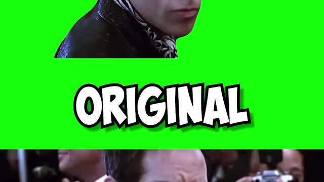 The Zoolander Stare | Green Screen VS Original