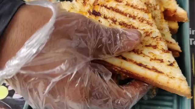 TANDOORI PANEER SANDWICH 😍😍 _ Indian street food #shorts