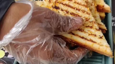 TANDOORI PANEER SANDWICH 😍😍 _ Indian street food #shorts