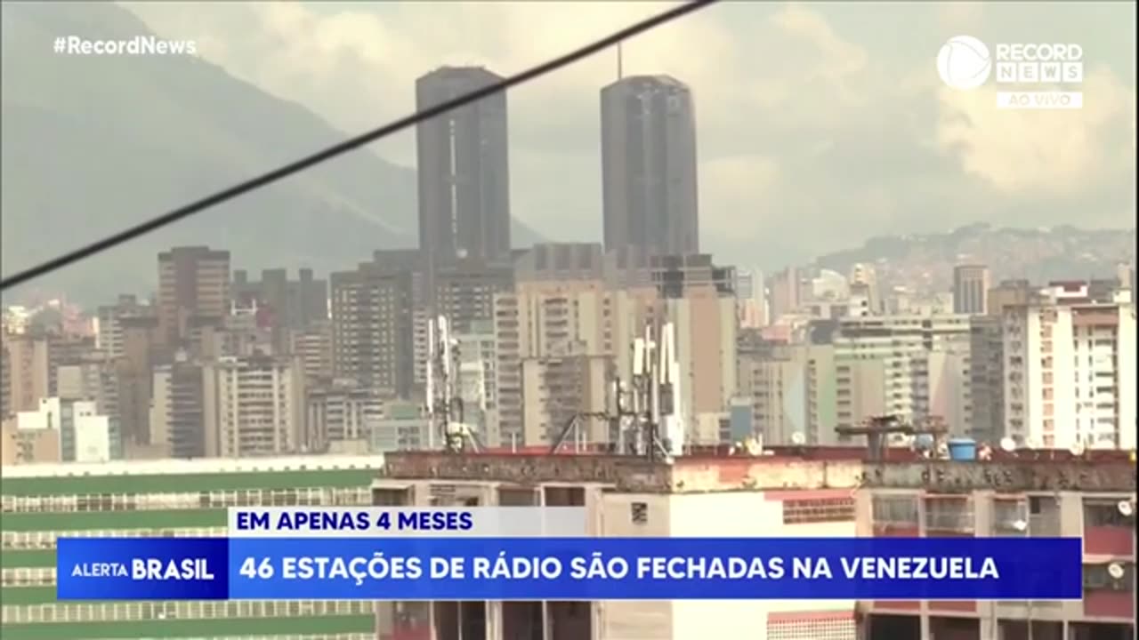 Jornalistas venezuelanos denunciam fechamento de 46 estações de rádio