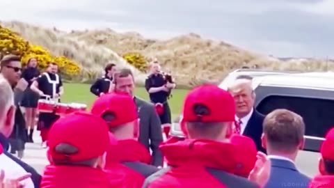 SCOTLAND LOVES THE REAL PRESIDENT OF THE UNITED STATES!!!