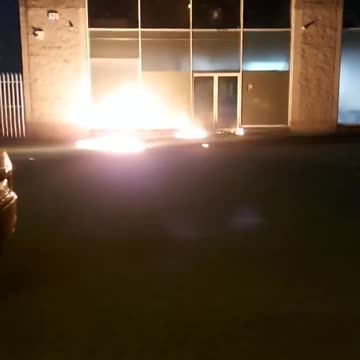 It appears someone has tried setting fire to the building in Finglas...