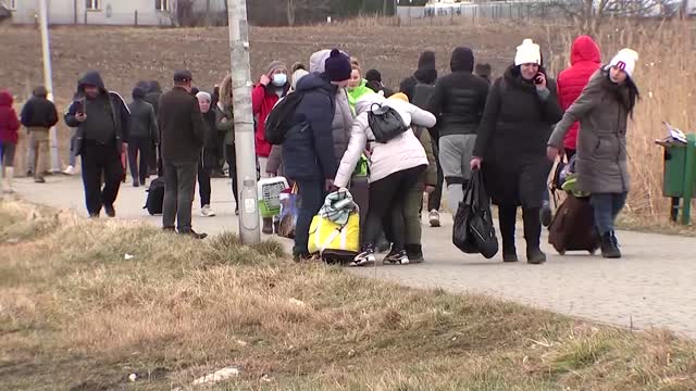 'We are really scared': Ukrainians flee war at home