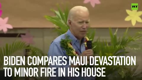 Joe Biden Latest Clanger on the Maui Fire