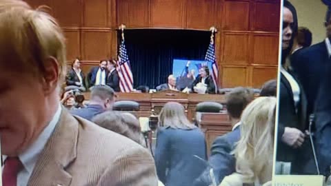 Hot mic after hearing. TOO FUNNY!!!!