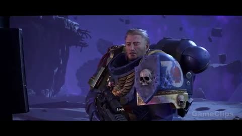 Warhammer 40K Ultramarine Army Vs Army Of Tzeentch Battle Scene Cinematic 4K