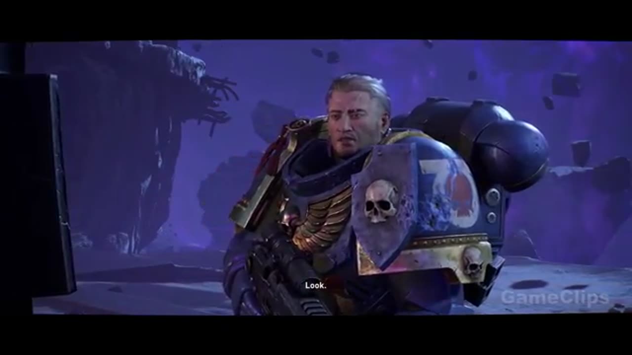 Warhammer 40K Ultramarine Army Vs Army Of Tzeentch Battle Scene Cinematic 4K