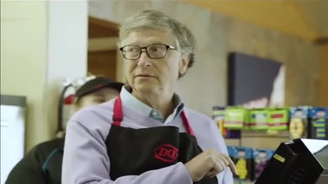 Bill Gate “Working ”in Local Shop to Earn Money