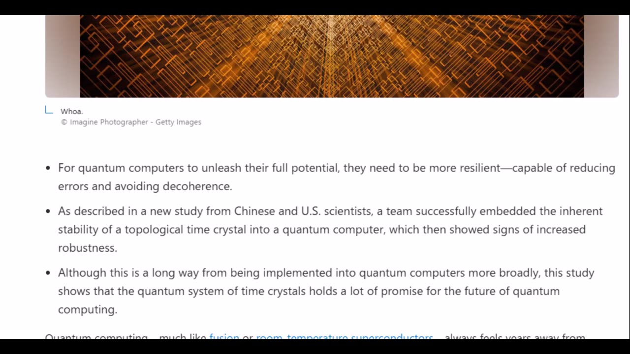 Google's Quantum Chip, Quantum Computer Into a Time Crystal, remove Chinese Telecom equipment