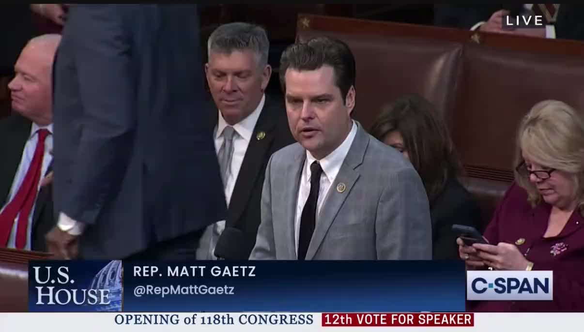 WATCH: Reps Stage Walk-Out Over What Matt Gaetz Just Said