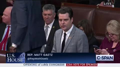 WATCH: Reps Stage Walk-Out Over What Matt Gaetz Just Said