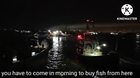 Night View of Chittagong Fishery Ghat