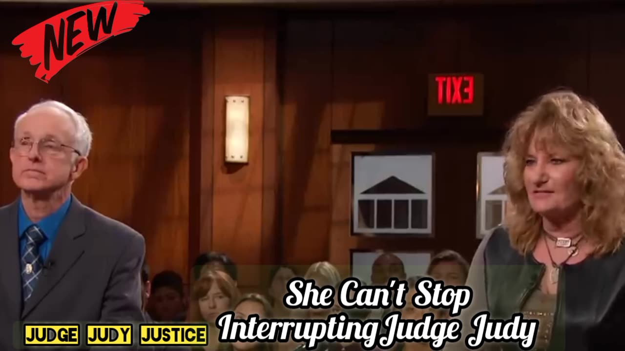 She Can't Stop Interrupting Judge Judy | Judge Judy Justice