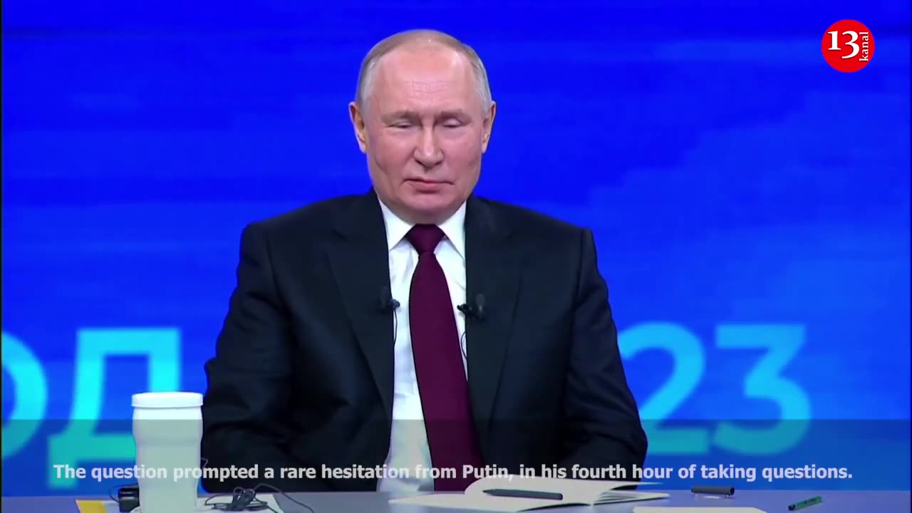 AI-generated Putin asks Putin about body doubles at Russian leader's annual news conference