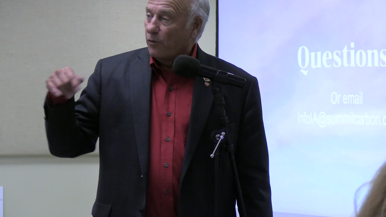 Congressman King - IUC/SCS Informational Mtg 16 Sept 2024 - Spencer, Iowa Clay CO Mtg