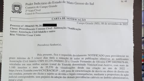 Fui processado pelo Urandir do ET Bilu