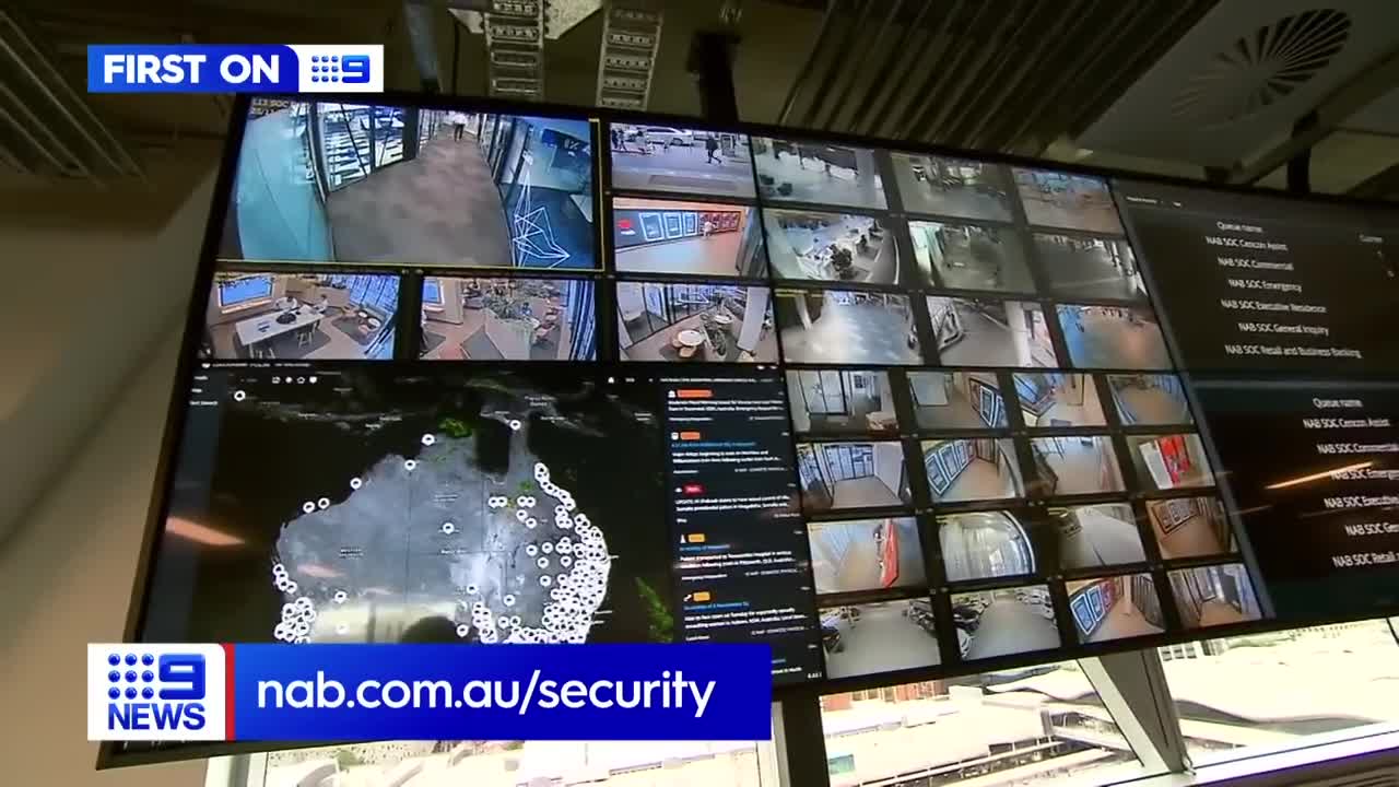 Inside Aussie bank's fight against cyber criminal onslaught | 9 News Australia