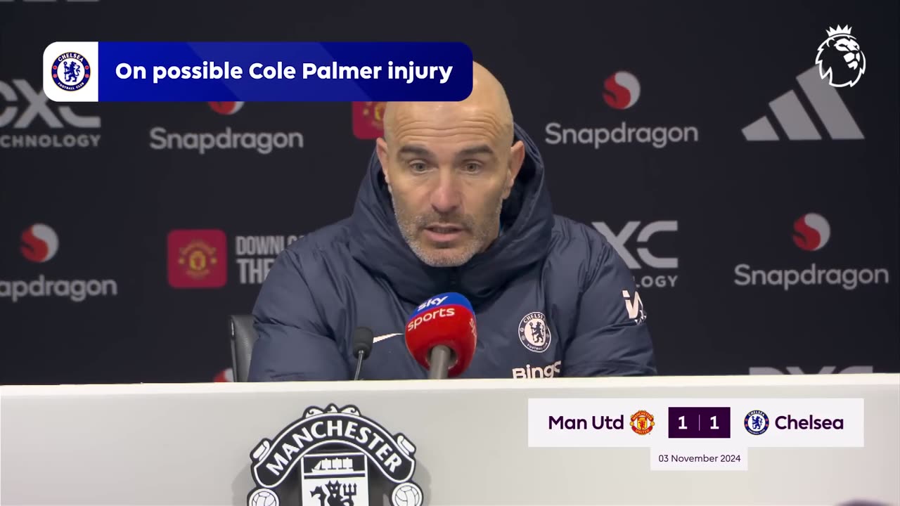Late drama at Old Trafford! | Ruud van Nistelrooy and Enzo Maresca reaction from Man Utd 1-1 Chelsea