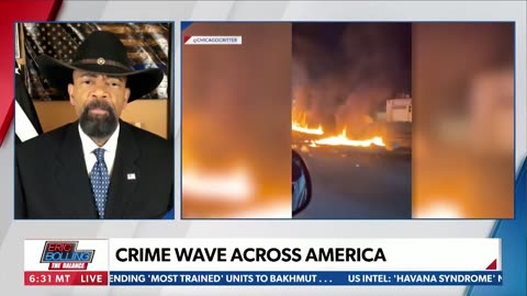 America’s Sheriff David Clarke on Newsmax discussing Chicago Mayor Lightfoot’s re-election bid loss