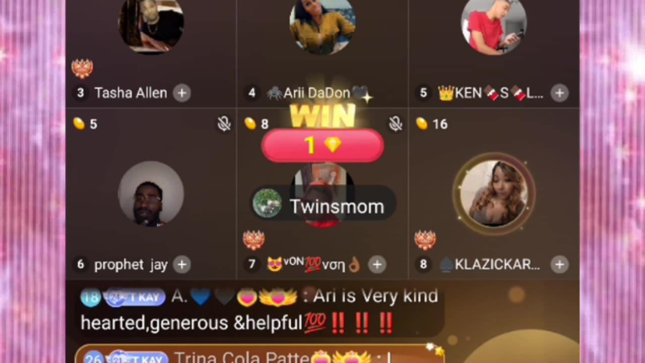 - TOMI K ; SHE HOLDS AN OPEN PANEL & ARI COMES UP & HAS WORDS !