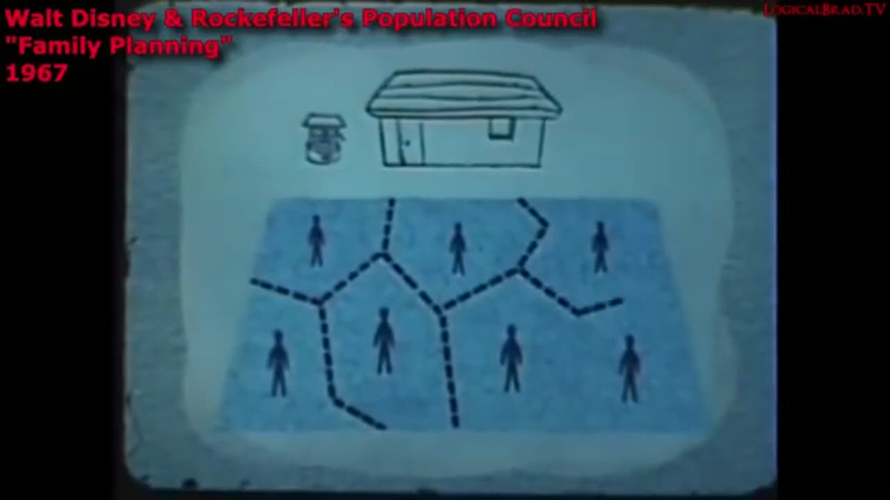 WALT DISNEY AND ROCKEFELLERS CARTOON FOR POPULATION CONTROL 1967