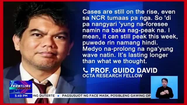 OCTA: Pagtaas ngCOVID-19 cases, posiblepang tumagal