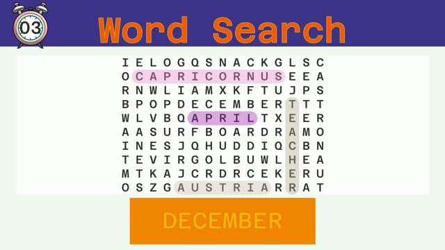 Word Search - Challenge 11/10/2022 - Easy - Random