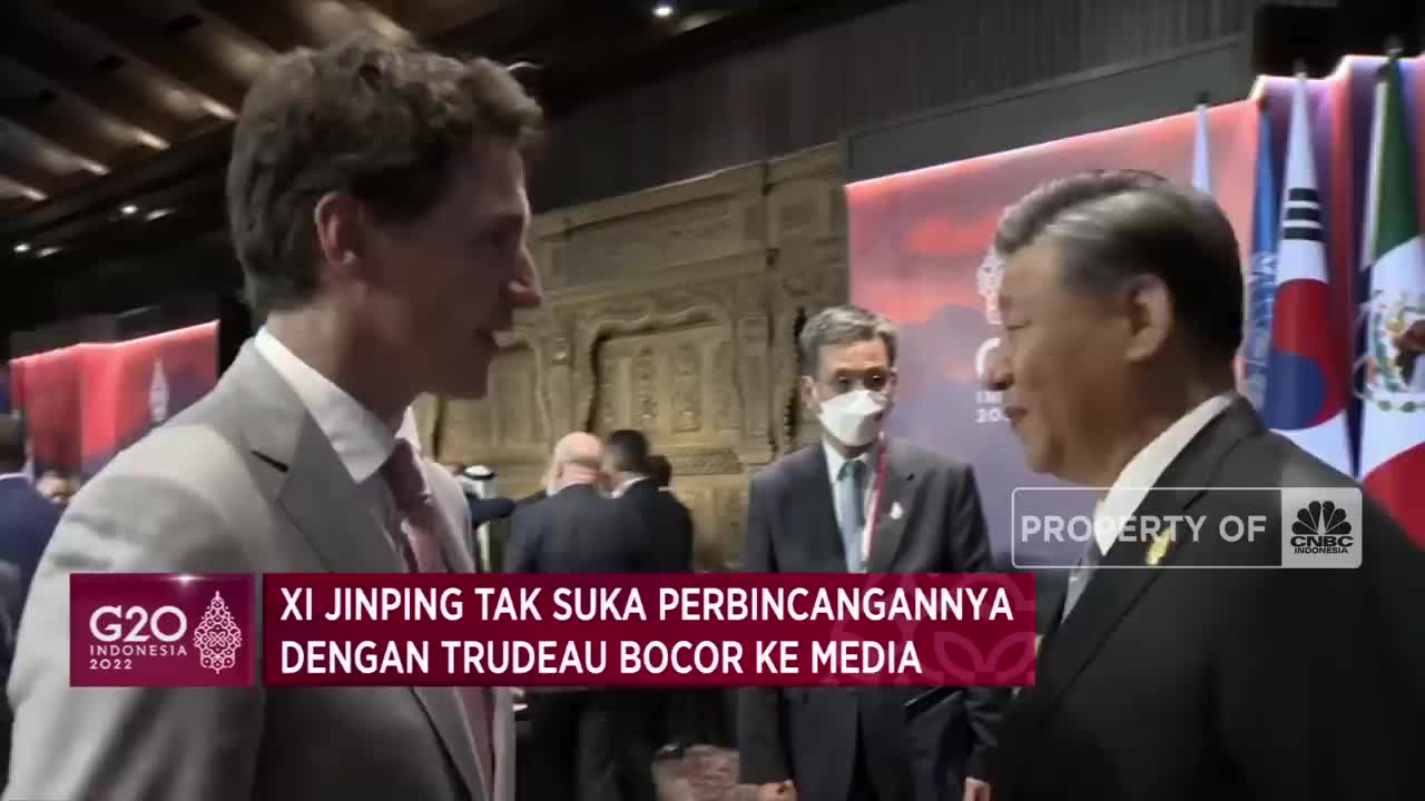 Momen Xi Jinping "Marah" ke PM Kanada di KTT G20